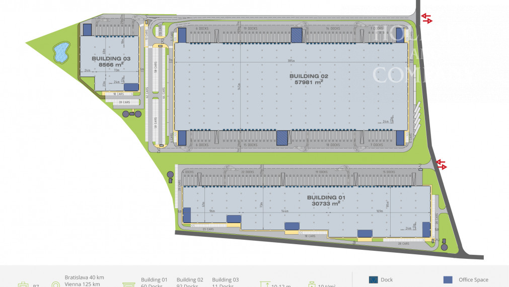 Lagerhalle Dunajská Streda 2.880m2