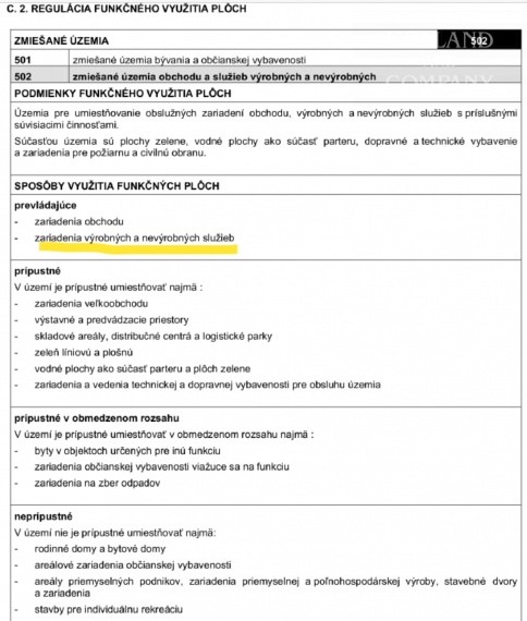 Grundstuck zum Verkauf in Bratislava in der Majerska St. 30.000 m2