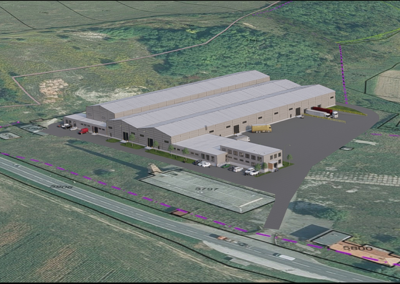 MODERNE PRODUKTIONS- UND LAGERHALLE | 11.000 m² in Gemer